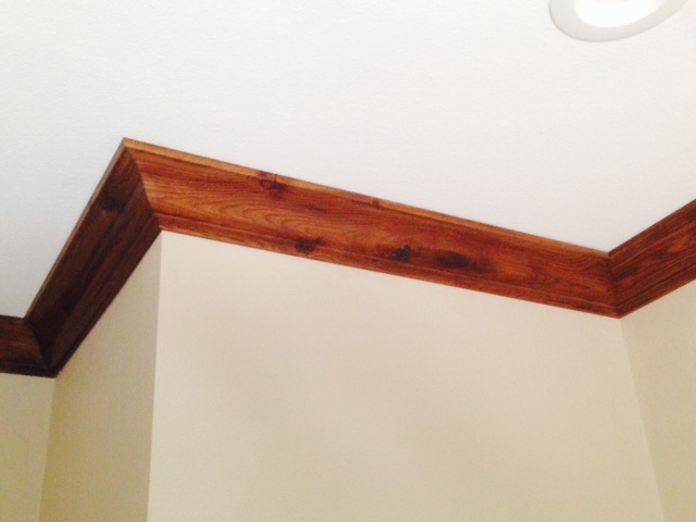 Rustic Hickory Crown Molding
