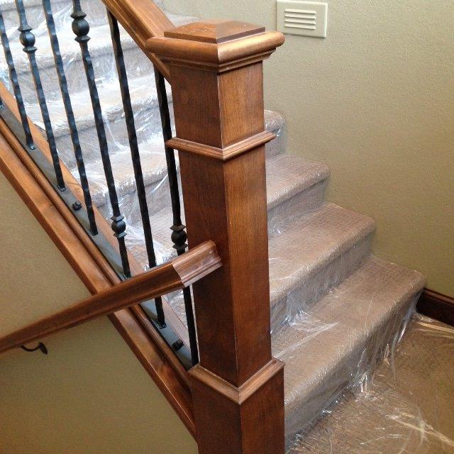 Alder & Metal Stair System